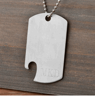 Dog Tag Bottle Opener