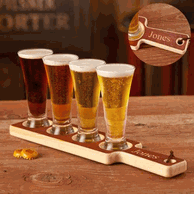 Personalized Beer Flight Set for Groomsmen