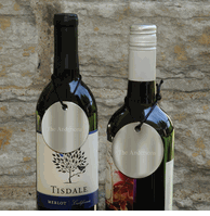 Personalized Wine Bottle Medallions - Set of 2 