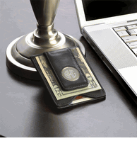 Leather Wallet/Money Clip for Groomsmen