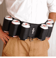 Personalized Joe Sixpack Beer Belt - Groomsmen Gifts