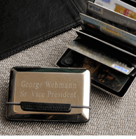 Expandable Executive Card Case for Groomsmen